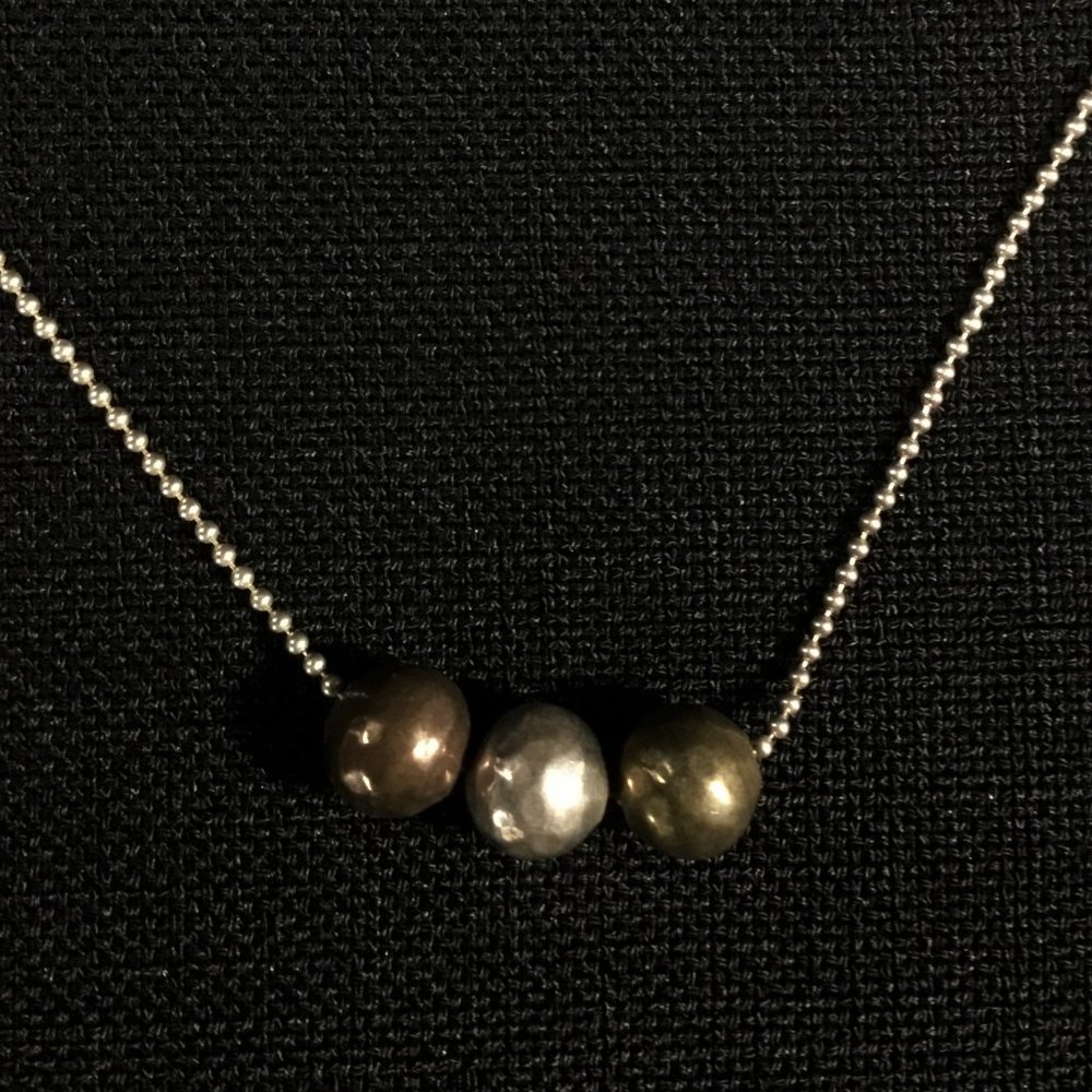 Three Beads Necklace